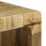 vidaXL Meuble TV avec étagère Marron Bois de manguier massif