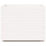 vidaXL Jardinière blanc 60x60x49 5 cm bois de pin massif