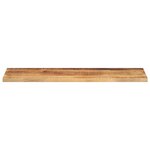vidaXL Dessus de table rectangulaire bois massif de manguier brut