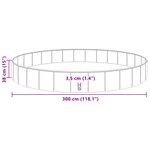 vidaXL Piscine pour enfants Bleu Ø300 x 38 cm