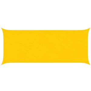 vidaXL Voile d'ombre Jaune 6 x 2 5 m 100   polyester Oxford