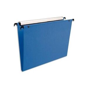 Pack de 10 dossiers suspendus PREMIUM opaque, fond 15 tiroir bleu ESSELTE