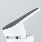 SCHÜTTE Mitigeur de lavabo ALASKA Blanc et chrome