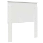 vidaXL Tête de lit avec tête de lit Blanc 75 cm Bois d'ingénierie