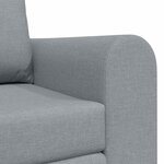 vidaXL Canapé-Lit Gris clair 148 x 71 x 83 cm tissu