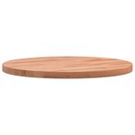 vidaXL Dessus de table Ø30x1 5 cm rond bois massif de hêtre