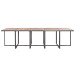 vidaXL Ensemble à manger d'extérieur 15 Pièces coussins rotin Anthracite
