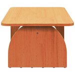 vidaXL Table basse Brun cire 80 x 50 x 31 cm Bois massif en pin
