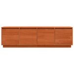 vidaXL Meuble TV Marron 156 x 37 x 45 cm Bois de pin massif