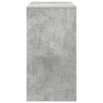 vidaXL Bureau d'écriture moderne Gris béton