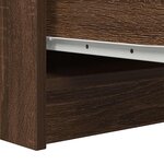 vidaXL Buffet chêne marron 29 5x34x76 cm bois d'ingénierie