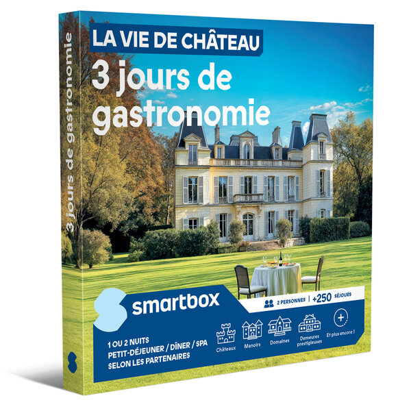 SMARTBOX - Coffret Cadeau La vie de château - 3 jours de gastronomie -  Séjour
