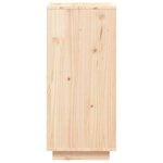 vidaXL Armoire à chaussures 35x35x80 cm Bois de pin massif