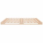 vidaXL Lit de palette 140x200 cm bois de pin massif