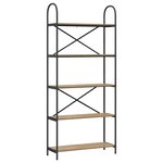 vidaXL Étagère Chêne artisanal 80 x 30 x 183 cm Bois d'ingénierie