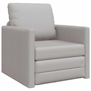 vidaXL Canapé-Lit 60cm Gris nuage tissu