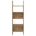 vidaXL Bibliothèque Chêne artisanal 60 x 35 x 180 cm Bois d'ingénierie