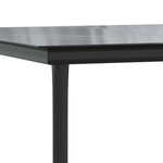 vidaXL Ensemble à manger de jardin et coussins 7 Pièces beige poly rotin