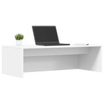 vidaXL Bureau mural Blanc 100 x 45 x 30 cm Bois d'ingénierie
