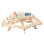 Pinolino ensemble de table et banc pour enfants nicki 6-eck