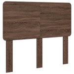 vidaXL Tête de lit Chêne brun 120 cm Bois d'ingénierie