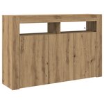 vidaXL Buffet Chêne artisanal Bois d'ingénierie 116 x 30 x 75 cm Buffet