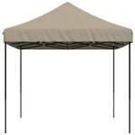 vidaXL Tente de fête 279 x 410 x 315 cm Taupe Tissu Oxford