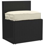 vidaXL Coussin Tissu Oxford Crème 60 x 40 x 8 cm