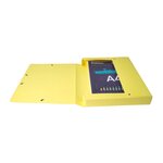 Boite De Classement Exabox Dos 40mm Carte Lustrée Aquarel - A4 - Couleurs Assorties - X 8 - Exacompta