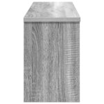 vidaXL Porte-manteau mural avec étagère Sonoma gris 80 x 20 x 30 cm