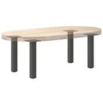 vidaXL Pieds de table basse 4 pièces Anthracite 30-32 cm Acier