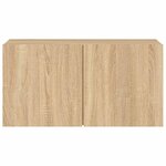 vidaXL Meuble TV mural chêne sonoma 80x30x41 cm