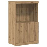 vidaXL Buffet Marron 60 x 37 x 100 cm Bois d'ingénierie