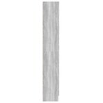 vidaXL Bibliothèque Sonoma gris 82 5x30 5x185 5 cm Bois d'ingénierie