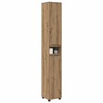 vidaXL Cabinet de salle de bain Chêne artisanal 30 5 x 30 x 195 cm