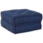 vidaXL Coussin 4 Pièces Bleu 70 x 70 x 54 cm Polyester