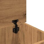 vidaXL Boîtes de rangement chêne artisanal 30x50x28 cm bois ingénierie