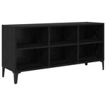 vidaXL Meuble TV Noir 69.5 x 30 x 50 cm Bois d'ingénierie