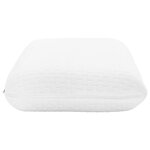 vidaXL Coussin de sommeil Uni Blanc 60 x 40 x 13 cm