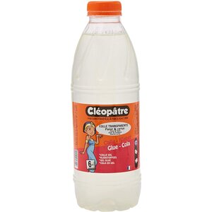Flacon de Recharge 1 Litre de Colle synthétique transparente CLÉOPÂTRE