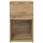 vidaXL Armoire de lit 2 pièces Chêne artisanal 29 x 31 5 x 49 cm