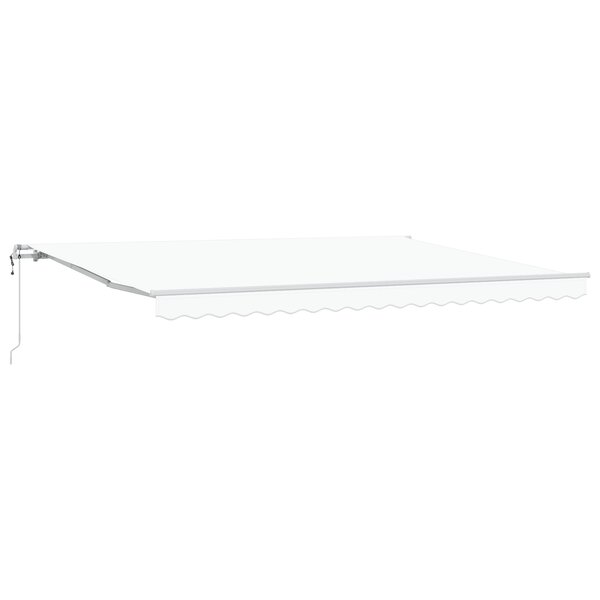 VidaXL Store Rétractable Automatique Blanc 450x300 cm