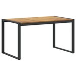 vidaXL Ensemble de salle à manger 5 pièces en bois massif acacia et métal