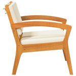 vidaXL Chaise de jardin 2 Pièces Marron Bois d'acacia massif