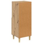 vidaXL Buffet chêne artisanal 34 x 34 5 x 90 cm Bois d'ingénierie