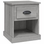 vidaXL Table de chevet sonoma gris 39x39x47 5 cm bois d'ingénierie
