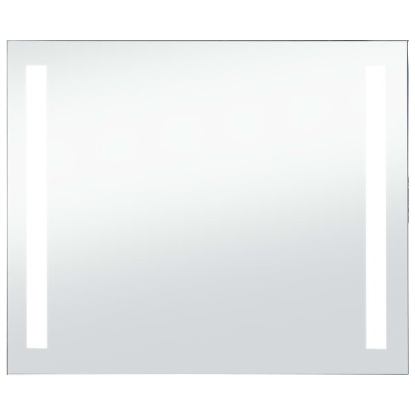 vidaXL Miroir mural à LED pour salle de bains 80x60 cm