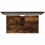 vidaXL Ensemble de meubles de salle de bain 2 Pièces Chêne fumé