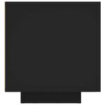 vidaXL Meuble TV avec lumières LED noir 160x35x40 cm