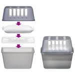 vidaXL Absorbeurs d'humidité avec sacs de recharge 4 Pièces 450 g
